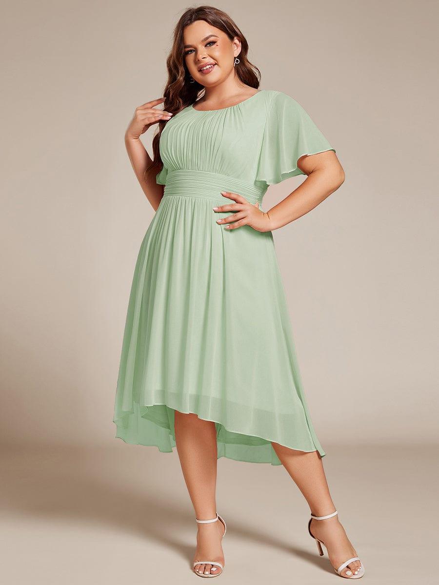 Plus Size Flowy Chiffon Bridesmaid Dress