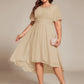 Plus Size Flowy Chiffon Bridesmaid Dress