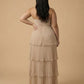 Chantarae Plus Size Elegant Chiffon Bridesmaid Dress with Flowing Silhouette for Wedding -N0371