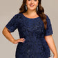 Plus Size Sequin Mermaid Formal Dress