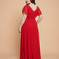 Avenleigh Timeless Chiffon A-Line Plus Size Bridesmaid Dress Ruched Waist - N0331