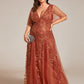 Plus Size Floor Length Formal Evening Gowns for Weddings