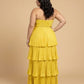 Chantarae Plus Size A Line Satin Strapless Evening Gown for Curvy Bridesmaid Wedding Prom Formal Partyn -N0385