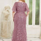 Plus Size Long Mermaid Formal Dresses for Weddings