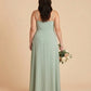 Silvarelle Elegant Plus Size Sheath Bridesmaid Dress with Chiffon for Wedding Party -N0363