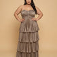 Chantarae Sophisticated Plus Size A-Line Satin Charmeuse Bridesmaid Gown - N0380