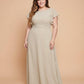 Avenleigh Plus Size Classic A-Line Chiffon Bridesmaid Dress Floor Length for Wedding - N0329