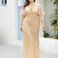 Plus Size Long Mermaid Formal Dresses for Weddings
