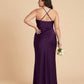 Silvarelle Plus Size Flowy Feminine Evening Gown, Straight Back Sheath Dress for Wedding Engagement Parties -N0360