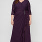 Plus Victoria Empire Waist Gown