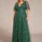 Plus Size Floor Length Formal Evening Gowns for Weddings