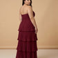 Chantarae Sophisticated Plus Size A-Line Chiffon Bridesmaid Gown - N0374