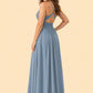 Plus Size Bridesmaid Evening Gown with Sequins Lace and Elegant Open Back A-Line Dress Maxi