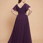 Avenleigh Plus Size Classic A-Line Chiffon Bridesmaid Dress with Clean Silhouette - N0341