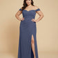 Elanthia Sexy Plus Size Sheath Bridesmaid Dress with Convertible Design for Wedding-N0345