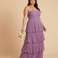 Chantarae Elegant Plus Size A-Line Chiffon Bridesmaid Dress with Sweetheart Neckline - N0373