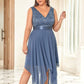 Plus Size Stunning V Neck Prom Lace Dress for Women