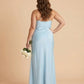 Silvarelle Romantic Plus Size Sheath Satin Bridesmaid Dress with Smooth Finish for Wedding - N0358