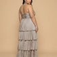 Chantarae Sophisticated Plus Size A-Line Satin Charmeuse Bridesmaid Gown - N0380