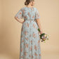 Petaline Minimalist Plus Size Bridesmaid Dress with Soft Pleats for Wedding N0325