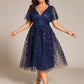 Plus Size Sparkly Midi Cocktail Dress