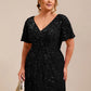 Plus Size Sequin Mermaid Formal Dress