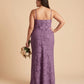 Silvarelle Elegant Plus Size Sheath Bridesmaid Dress with Floral Burnout Lace for Wedding -N0353
