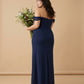Elanthia Sexy Plus Size Sheath Bridesmaid Dress with Convertible Design for Wedding-N0345
