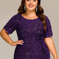 Sequin Mermaid Round Neck Dress
