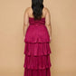 Chantarae Elegant Plus Size A-Line Satin Charmeuse Bridesmaid Dress - N0383