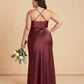 Silvarelle Plus Size Flowy Feminine Evening Gown, Straight Back Sheath Dress for Wedding Engagement Parties -N0360