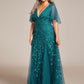 Plus Size Floor Length Formal Evening Gowns for Weddings