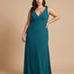 Silvarelle Elegant Plus Size Sheath Chiffon Bridesmaid Dress with Flowing Fit for Wedding -N0364