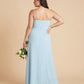 Silvarelle Elegant Plus Size Sheath Chiffon Bridesmaid Dress with Flowing Fit for Wedding -N0364