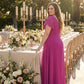 Avenleigh Plus Size Elegant A-Line Bridesmaid Dress with Pleated Chiffon for Wedding - N0340