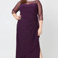 Plus Maya Matte Jersey Ruched Dress