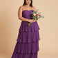 Chantarae Elegant Plus Size A-Line Chiffon Bridesmaid Dress with Sweetheart Neckline - N0373