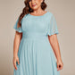 Plus Size Flowy Chiffon Bridesmaid Dress