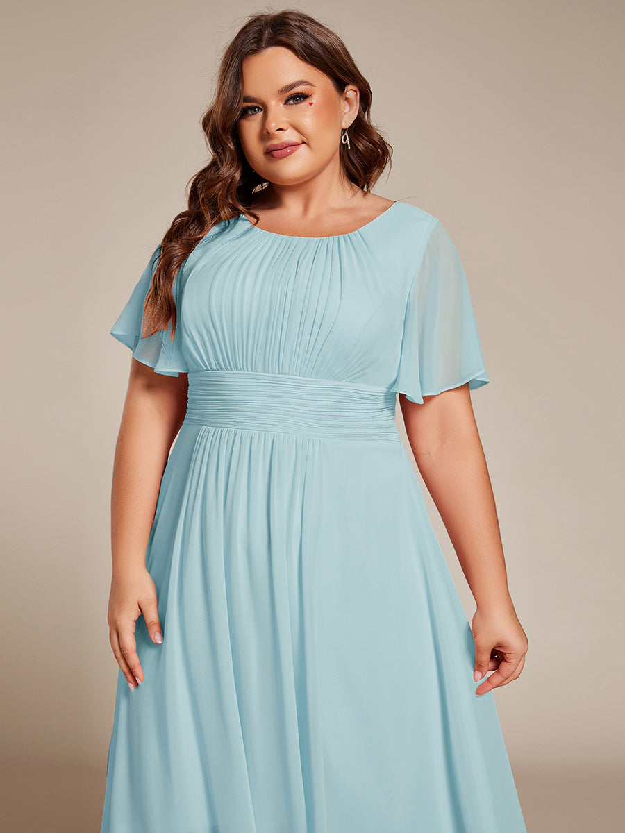 Plus Size Flowy Chiffon Bridesmaid Dress