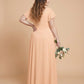 Avenleigh Plus Size Classic A-Line Chiffon Bridesmaid Dress Floor Length for Wedding - N0330