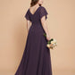Avenleigh Plus Size Classic A-Line Chiffon Bridesmaid Dress with Clean Silhouette - N0341