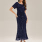 Sequin Mermaid Round Neck Dress