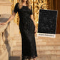 Sequin Mermaid Round Neck Dress