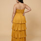 Chantarae Plus Size A Line Satin Strapless Evening Gown for Curvy Bridesmaid Wedding Prom Formal Partyn -N0385