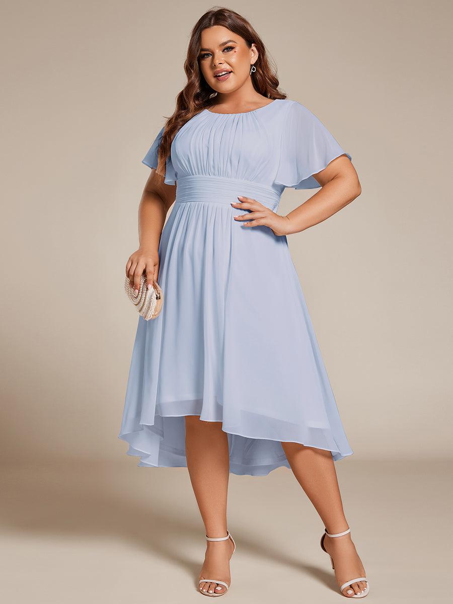 Plus Size Flowy Chiffon Bridesmaid Dress