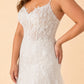 Luxury Spaghetti Strap Bridal Dress Tulle Lace Applique for Wedding Ceremony
