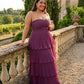 Chantarae Sophisticated Plus Size A-Line Chiffon Bridesmaid Gown - N0374