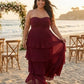 Chantarae Sophisticated Plus Size A-Line Chiffon Bridesmaid Gown - N0374