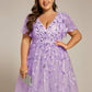 Plus Size Sparkly Midi Cocktail Dress