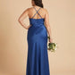 Silvarelle Romantic Plus Size Sheath Satin Bridesmaid Dress with Smooth Finish for Wedding - N0358